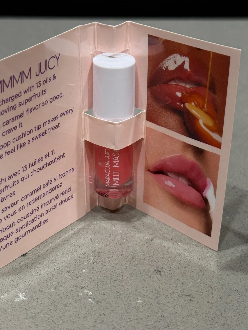 tarte Maracuja Juicy Lip Plump & Melt Mask Duo — new, both mini